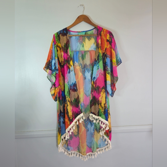 Judith March | Color Splash Lightweight Cardigan - Picture 1 of 7